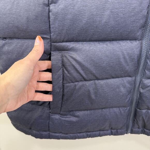 Womens Quilted Down Filled Puffer Vest Sz XXL Blue Free Country Gorpcore Casual - Picture 4 of 10